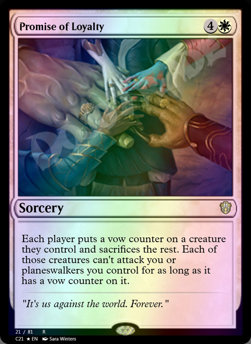 Promise of Loyalty FOIL