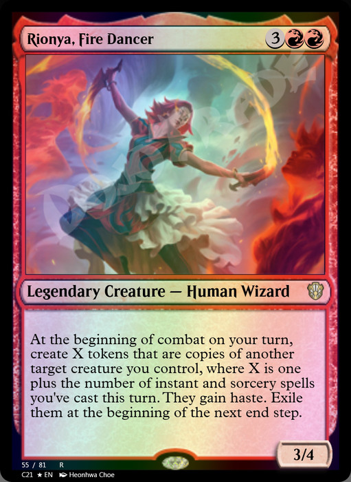 Rionya, Fire Dancer FOIL