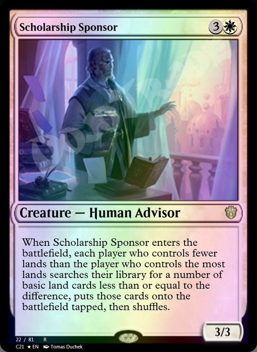 Scholarship Sponsor FOIL