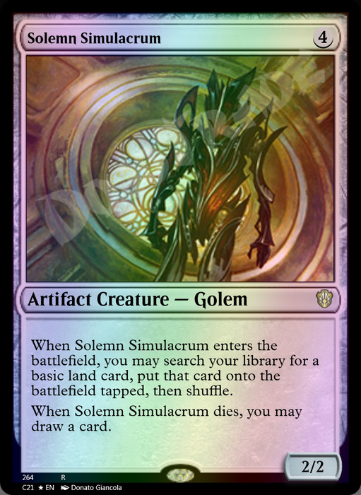 Solemn Simulacrum FOIL