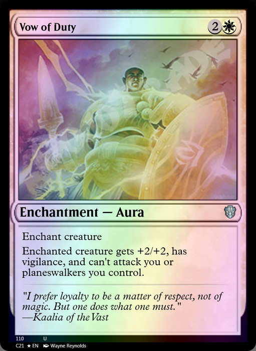 Vow of Duty FOIL