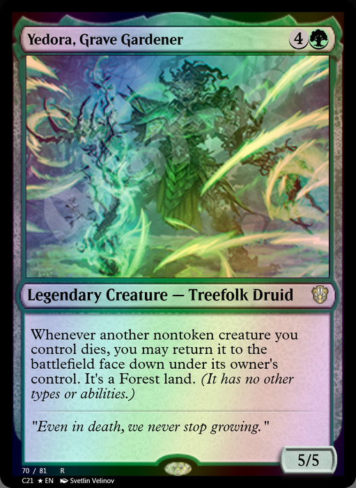 Yedora, Grave Gardener FOIL