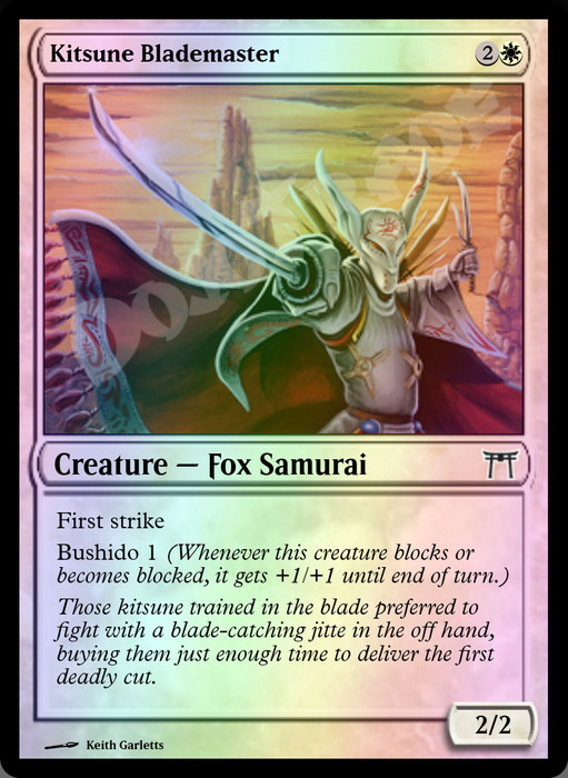 Kitsune Blademaster FOIL