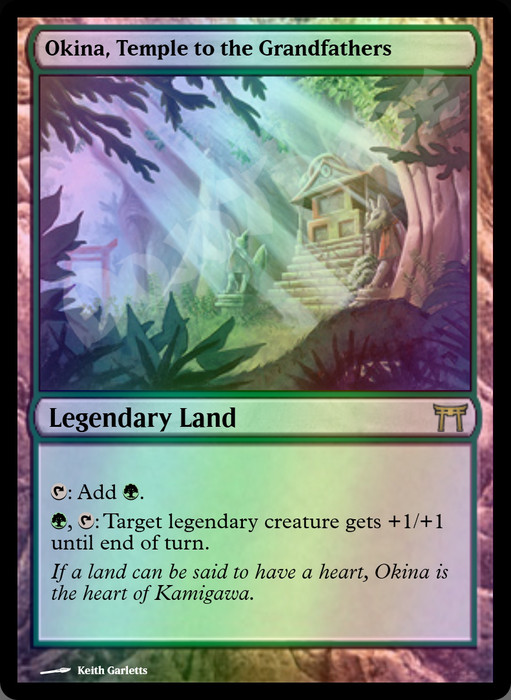 Okina, Temple to the Grandfathers FOIL