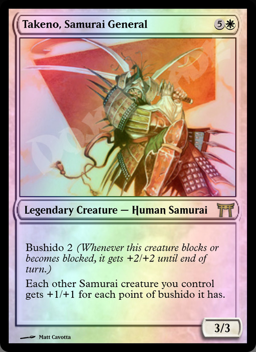 Takeno, Samurai General FOIL