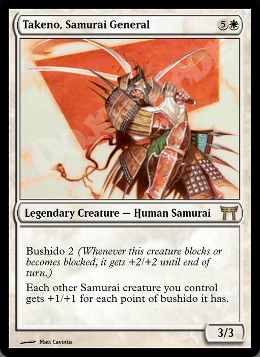 Takeno, Samurai General