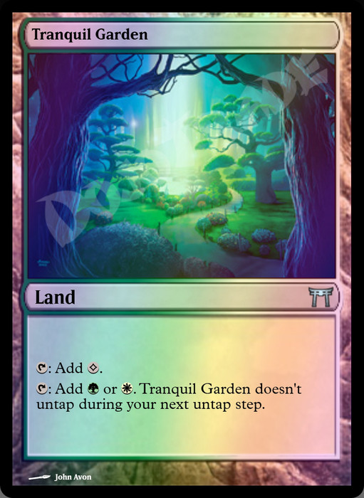 Tranquil Garden FOIL