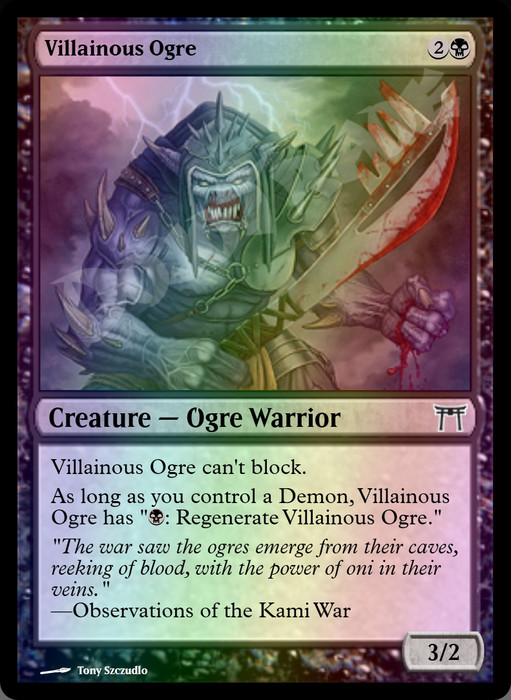 Villainous Ogre FOIL