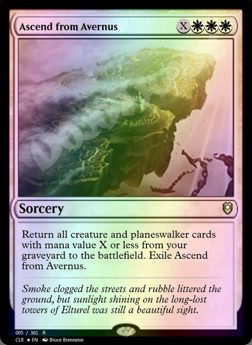 Ascend from Avernus FOIL