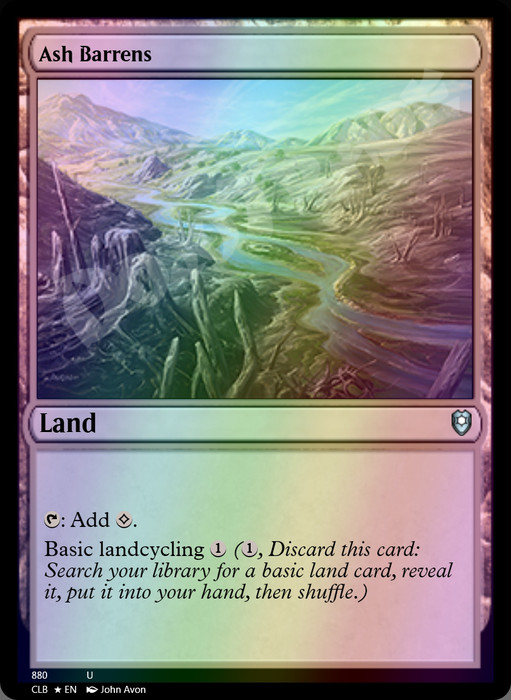 Ash Barrens FOIL