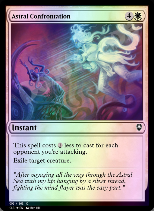 Astral Confrontation FOIL