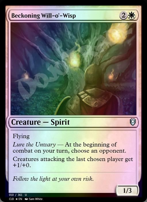 Beckoning Will-o'-Wisp FOIL