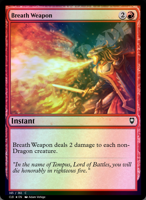 Breath Weapon FOIL