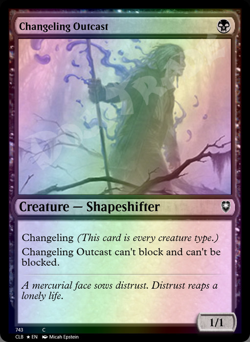 Changeling Outcast FOIL