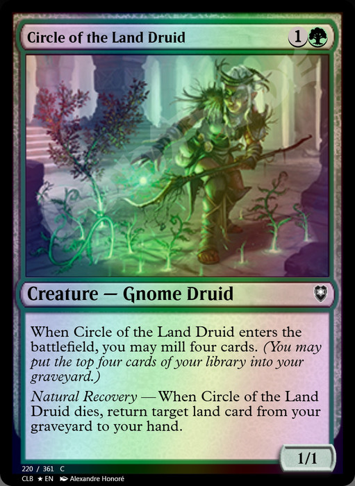 Circle of the Land Druid FOIL