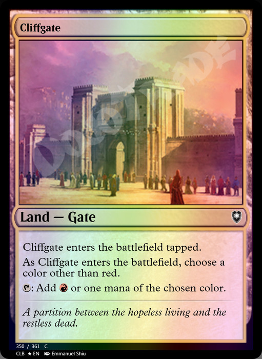 Cliffgate FOIL