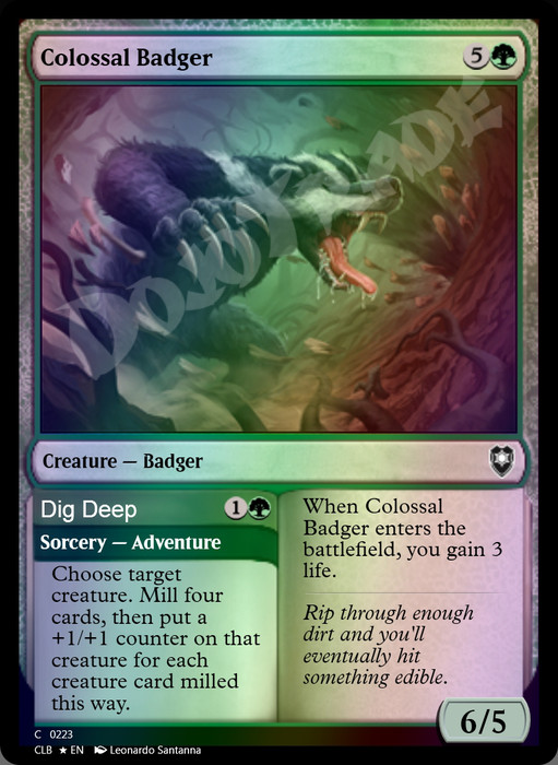 Colossal Badger FOIL