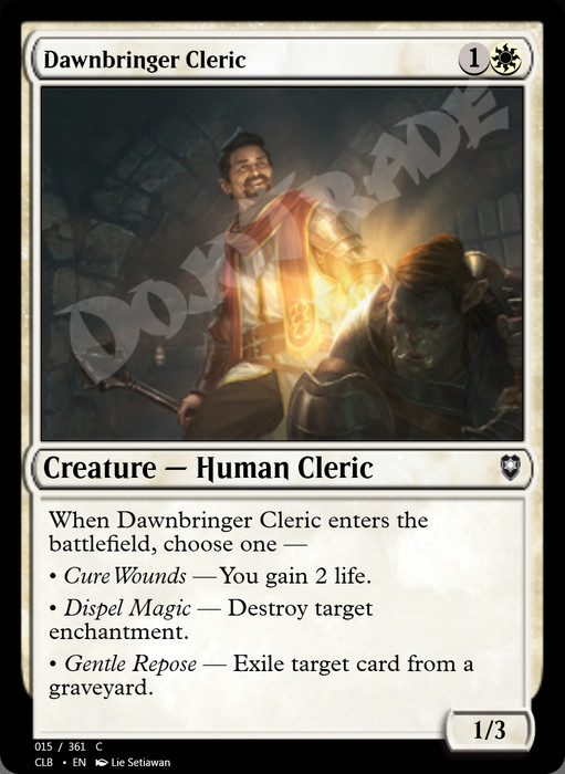 Dawnbringer Cleric