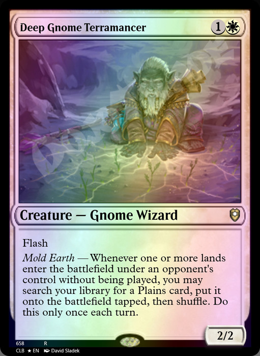 Deep Gnome Terramancer FOIL