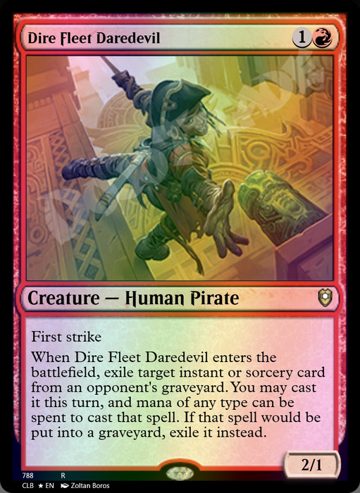 Dire Fleet Daredevil FOIL