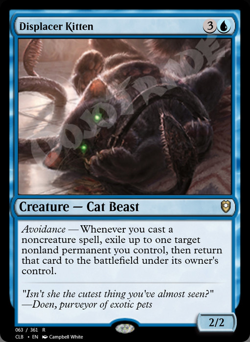 Displacer Kitten