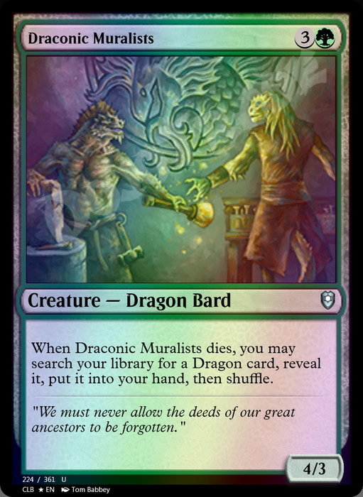 Draconic Muralists FOIL