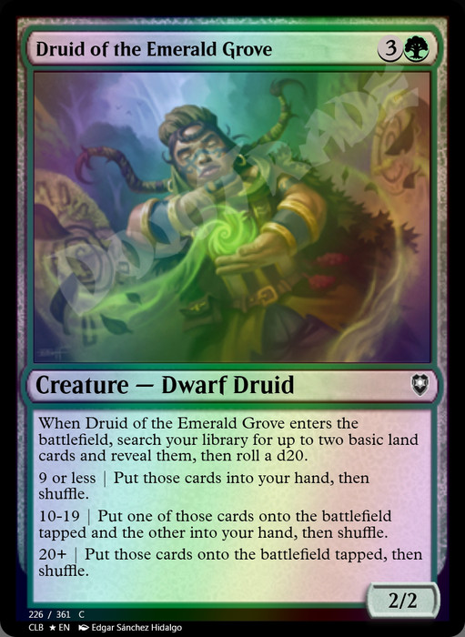 Druid of the Emerald Grove FOIL