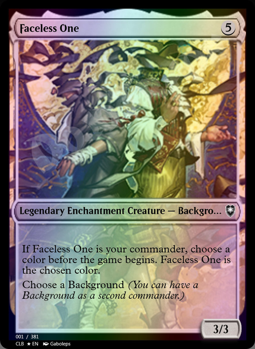 Faceless One FOIL