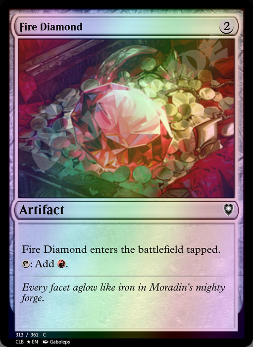 Fire Diamond FOIL