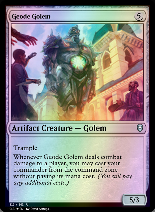 Geode Golem FOIL