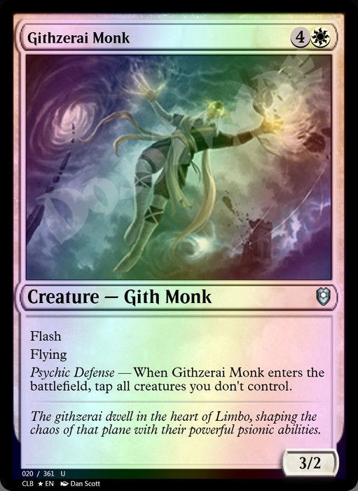 Githzerai Monk FOIL