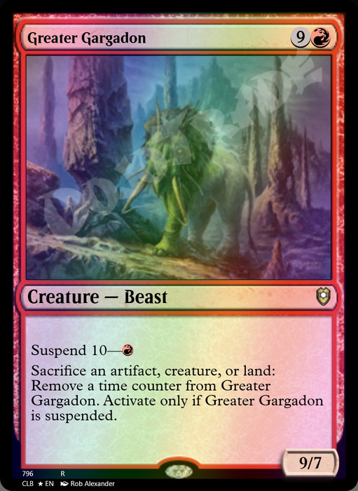 Greater Gargadon FOIL