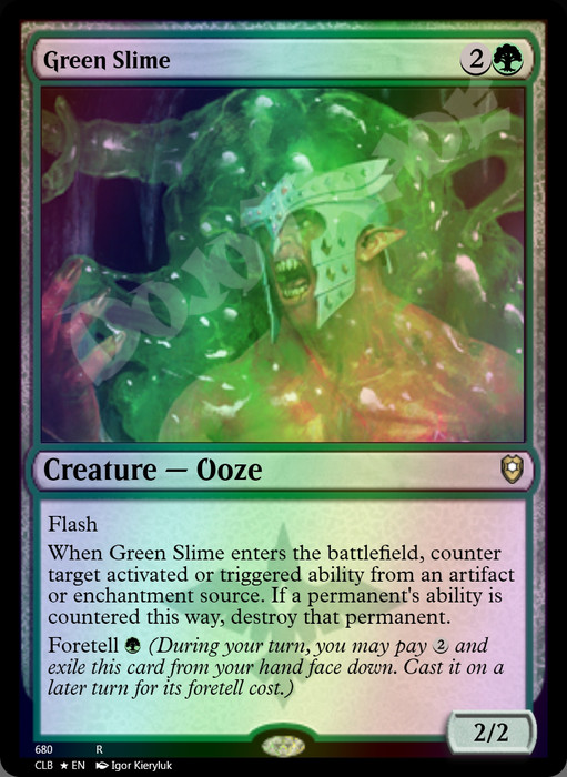 Green Slime FOIL