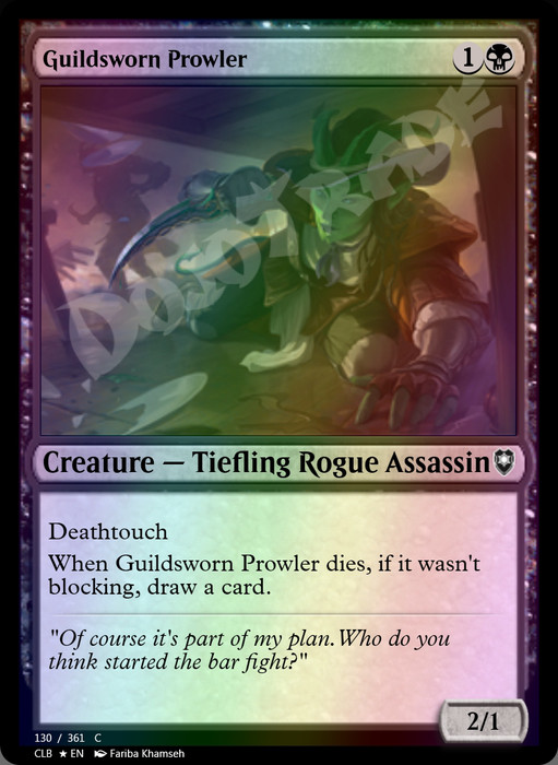 Guildsworn Prowler FOIL