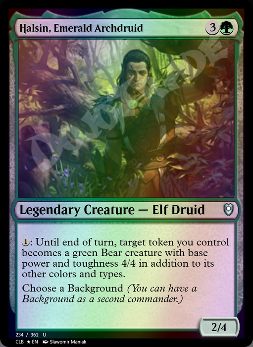 Halsin, Emerald Archdruid FOIL