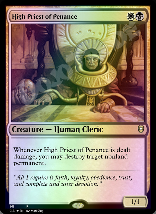 High Priest of Penance FOIL