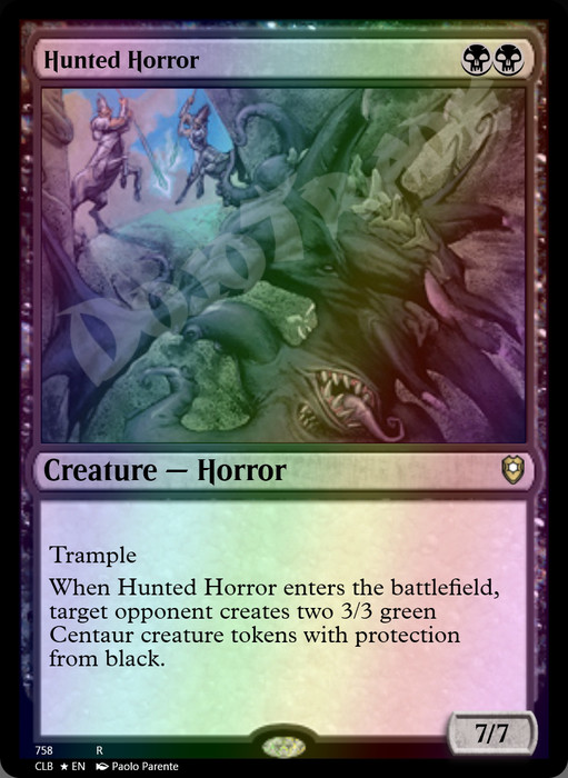 Hunted Horror FOIL