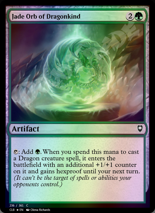 Jade Orb of Dragonkind FOIL