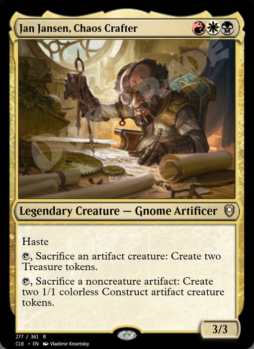 Jan Jansen, Chaos Crafter