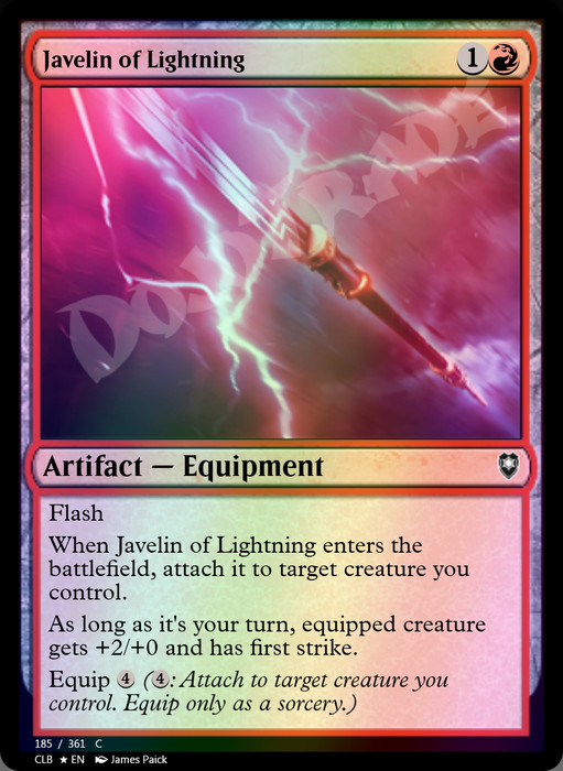 Javelin of Lightning FOIL