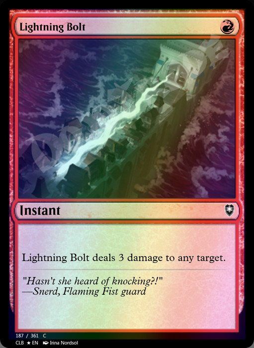 Lightning Bolt FOIL