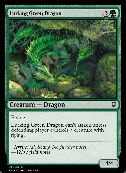 Lurking Green Dragon