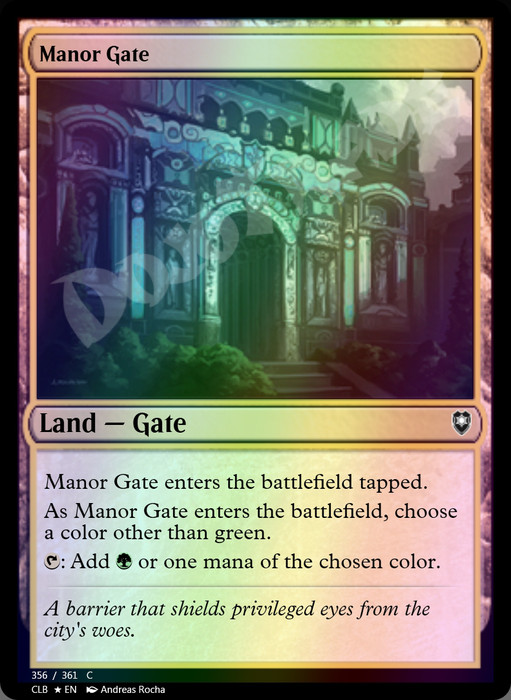 Manor Gate FOIL