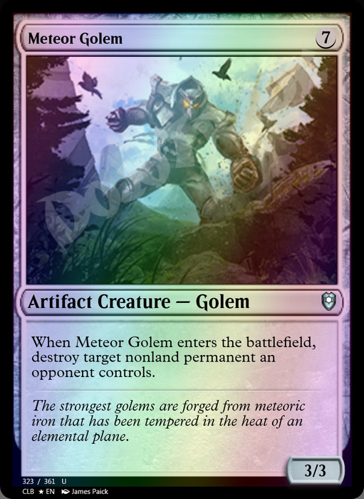 Meteor Golem FOIL