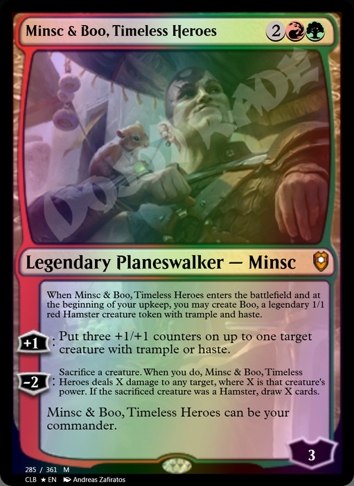 Minsc & Boo, Timeless Heroes FOIL