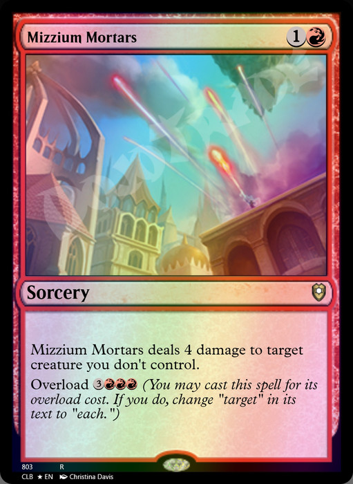 Mizzium Mortars FOIL