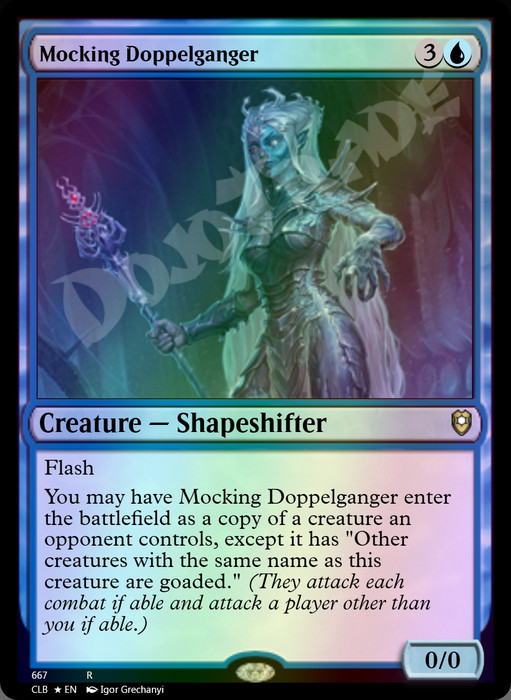 Mocking Doppelganger FOIL