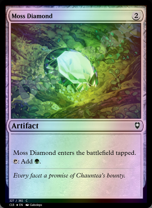 Moss Diamond FOIL