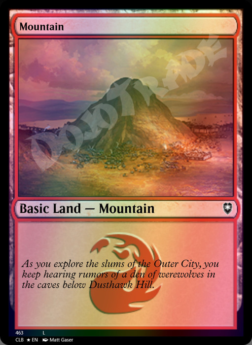 Mountain (#463) FOIL