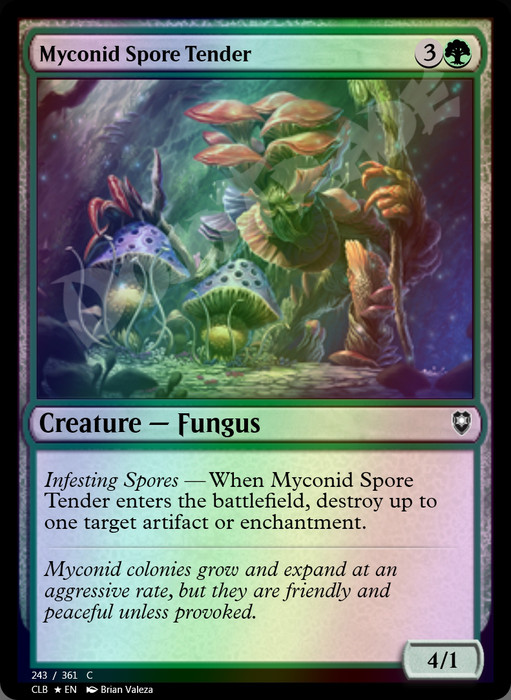 Myconid Spore Tender FOIL